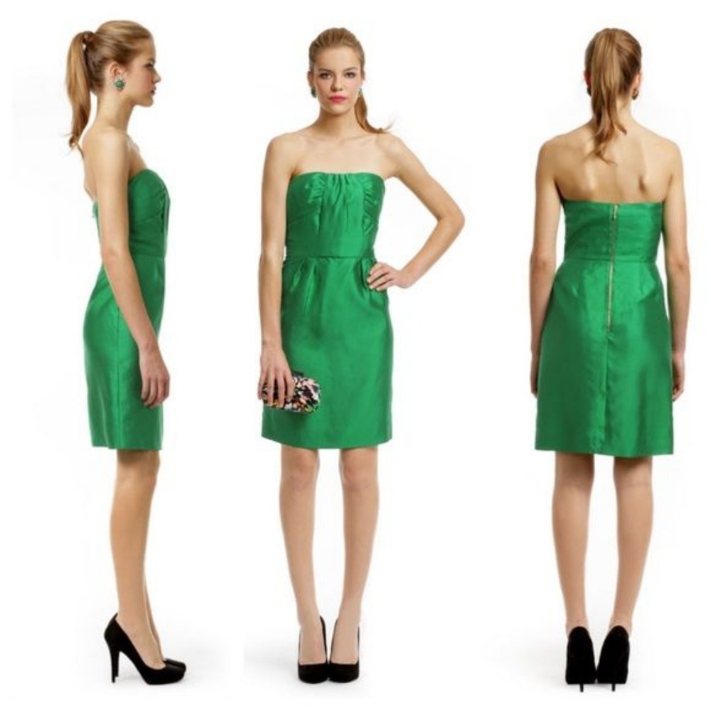 kate spade Green Strapless Dress